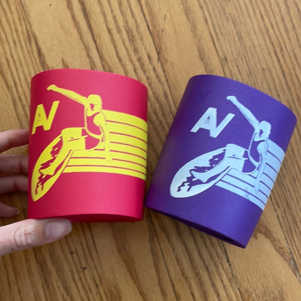 Aviator Nation Coozies - Red Purple